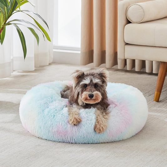 Calming Dog & Cat Bed by Western Home WH for Cozy Comfort