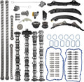 Engine Camshafts Kit w Rockers Arm Lifters Timing Chain Kit - Reliable