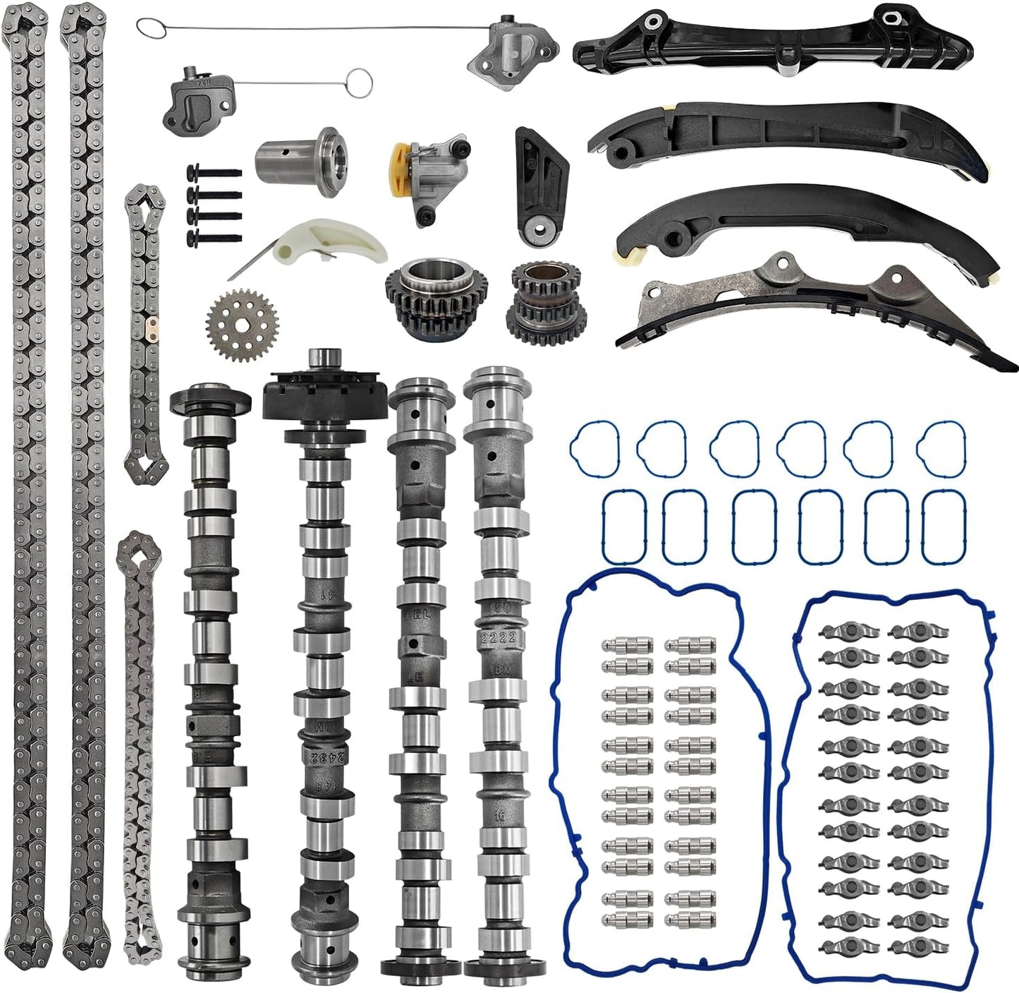 Engine Camshafts Kit with Rockers Arm Lifters for Jeep & Dodge