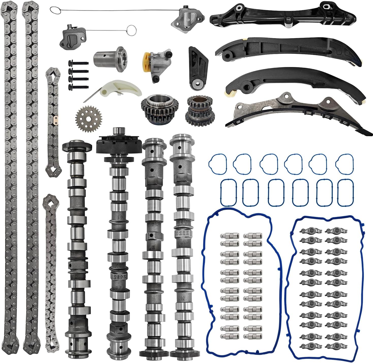 Engine Camshafts Kit with Rockers Arm Lifters for Jeep & Dodge