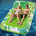 Inflatable Pool Floats Adult 2 Pack - Large Loungers with Cup Holders