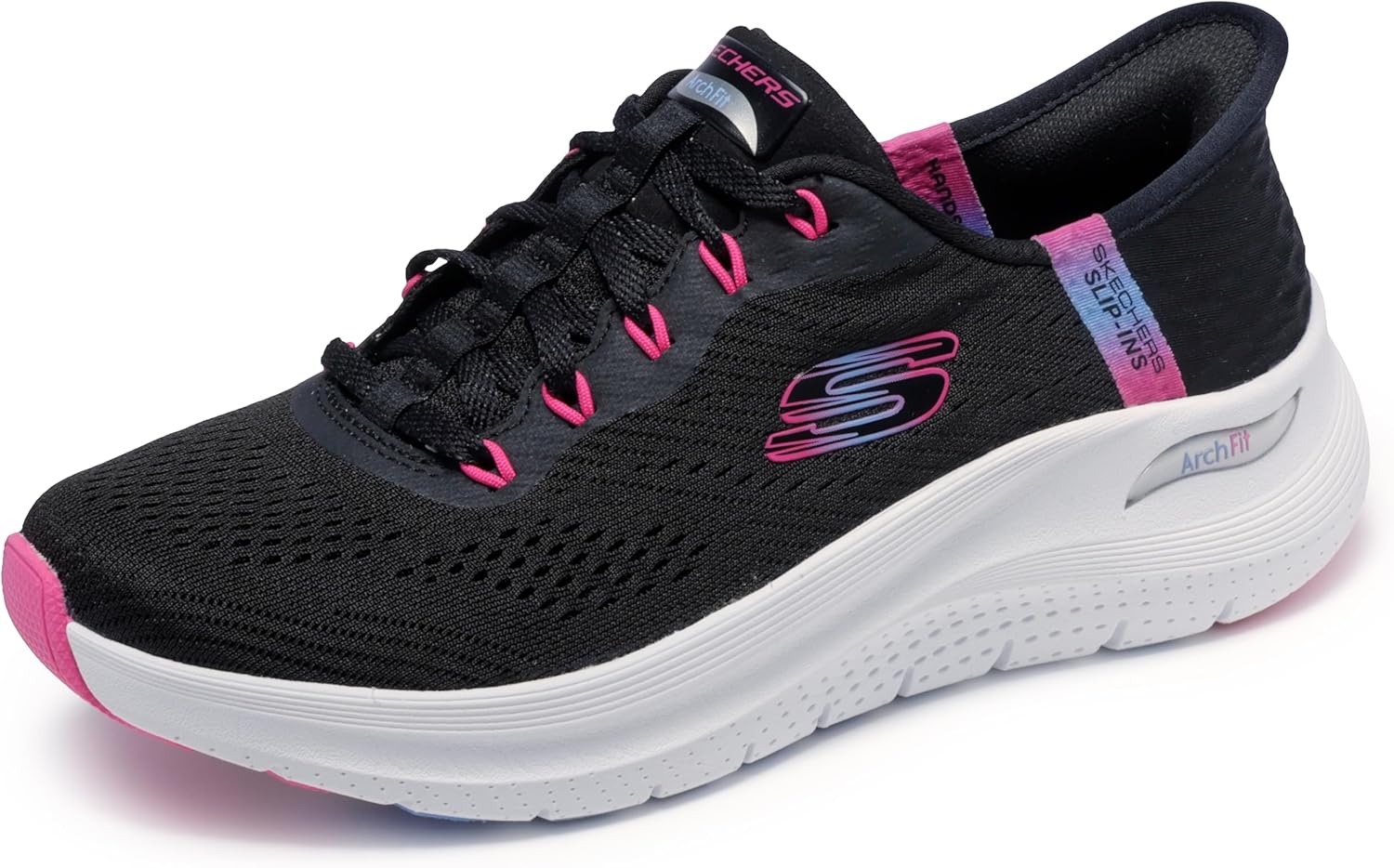 Skechers Womens Arch Fit 2.0 Easy Chic Hands Free Slip-ins