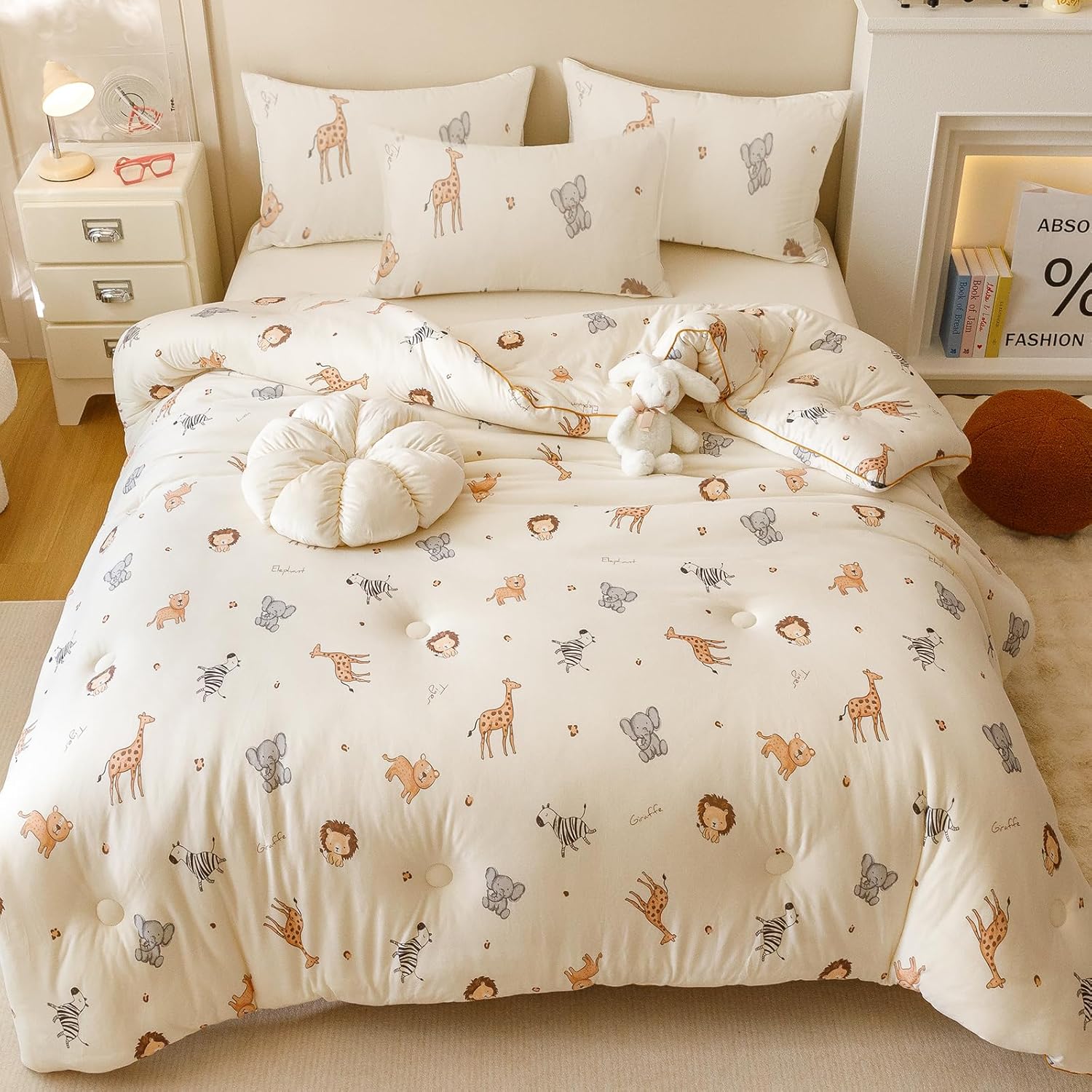 MorroMorn Super Soft Comforters Queen Size Bed Set for Kids
