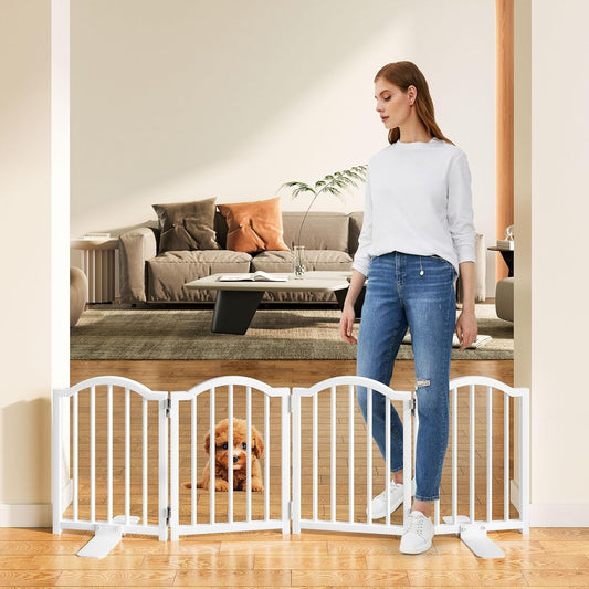 Snughome Dog Gate Indoor 16 High Freestanding Pet Barrier