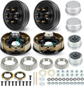 Trailer Axle Electric Brake Kit 6-Hole 12in x 2in - Reliable 5200lb