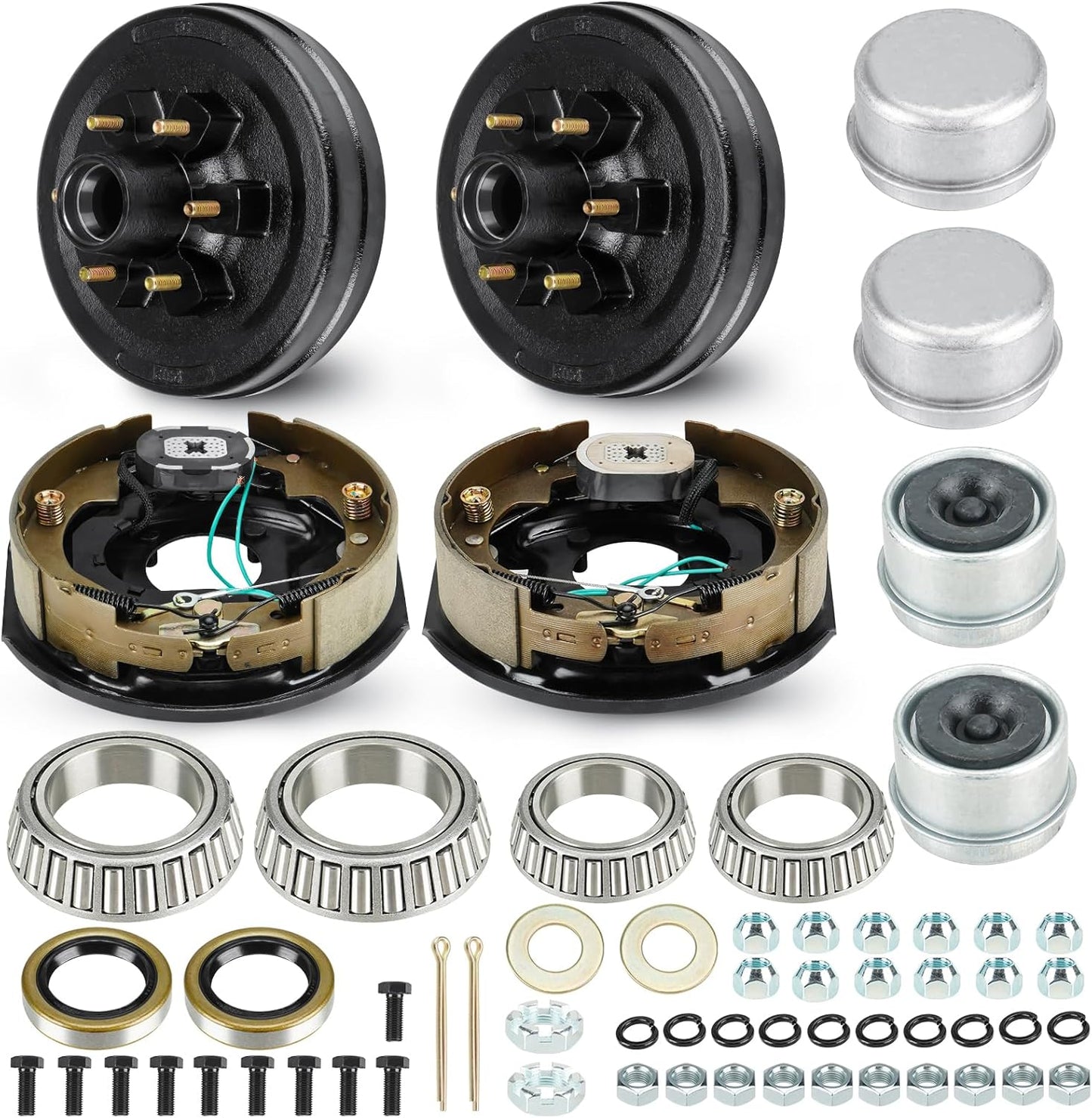 Trailer Axle Electric Brake Kit for 5200lb-6000lb Axles