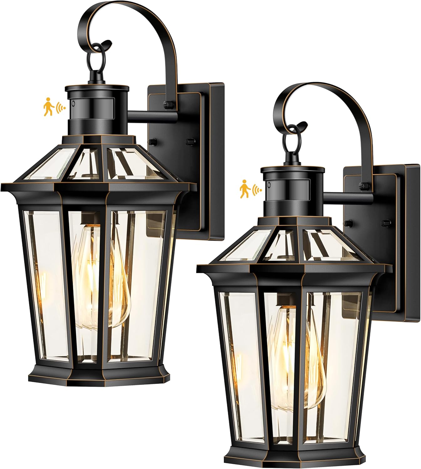 VIANIS Motion Sensor Outdoor Wall Lights for Modern Homes