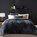 RECYCO Luxury Velvet Quilt Set King Size Bedding - Ultra Soft Comfort