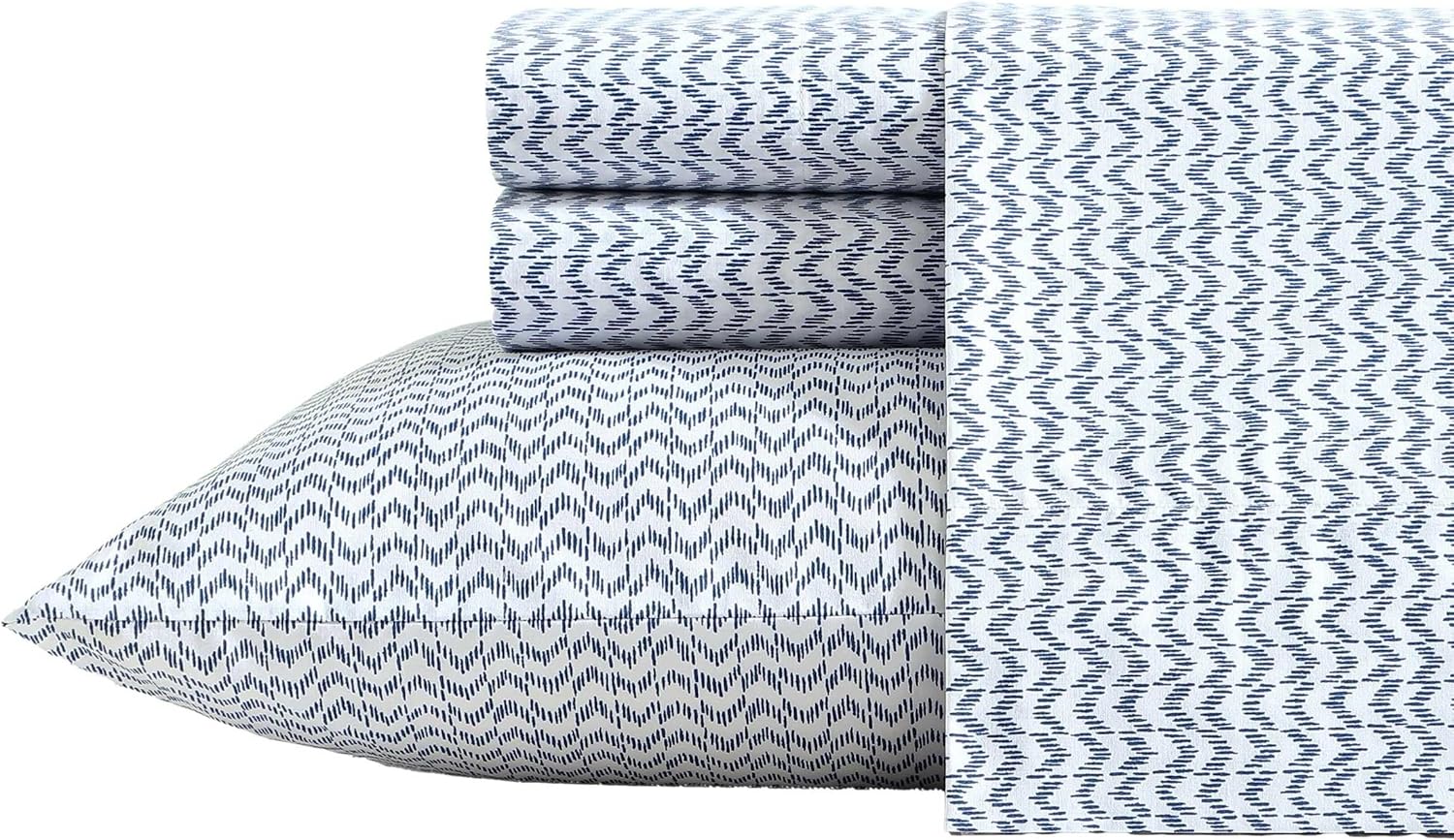 Nautica Cotton Percale Bedding Set for Twin with Pillowcase