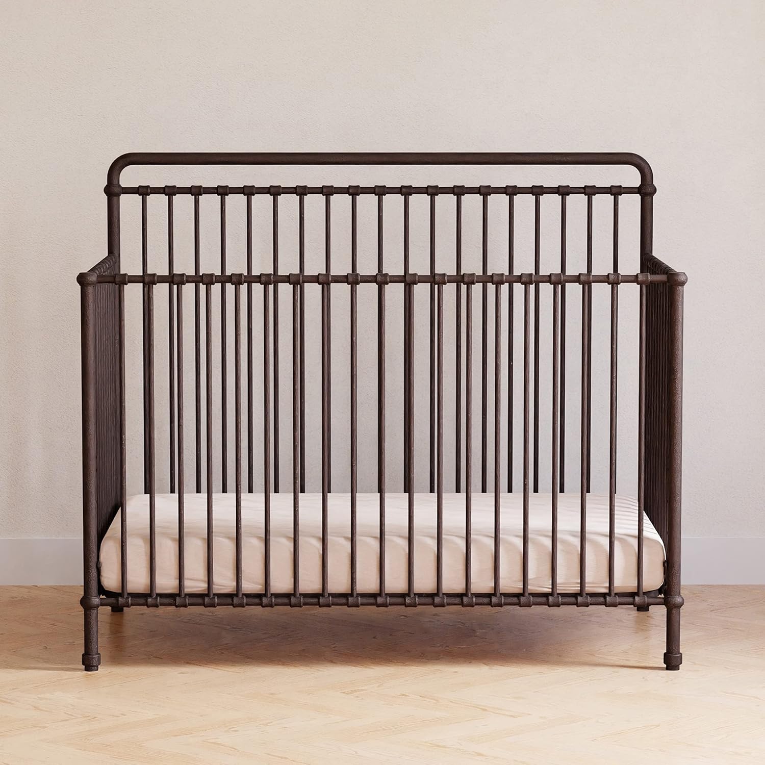 Namesake Winston 4-in-1 Metal Baby Crib for Growing Families