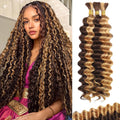Human Braiding Hair for Boho Braids 20 in 120g - Natural 12A Virgin