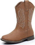 Kids Cowboy Boots Square Toe Mid-Calf with Side Zipper (Style Y3TM)