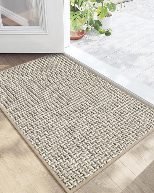 DEXI Door Mat Inside Entrance 24x36, Non Slip Rubber Backed