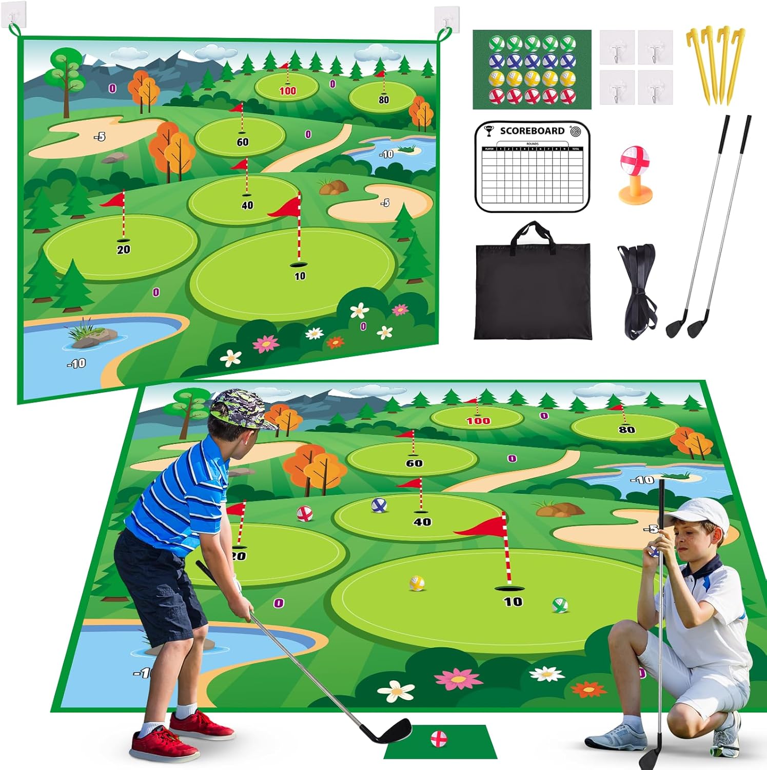 VATOS Golf Chipping Game Set - Perfect Practice Anywhere!