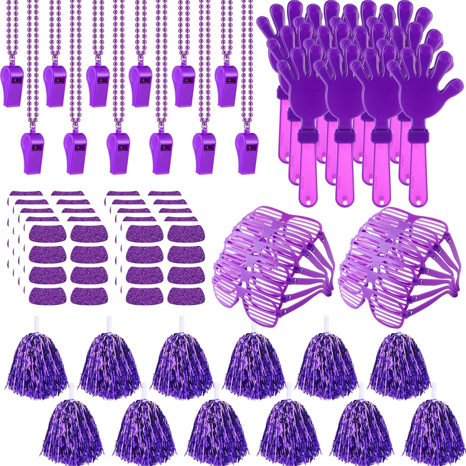 148 Pcs School Spirit Items for Team Spirit Week Activities