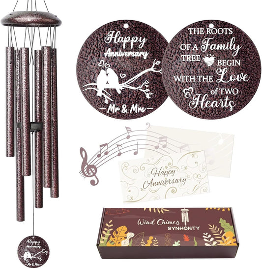 Anniversary Wind Chimes Gifts for Couples and Loved Ones