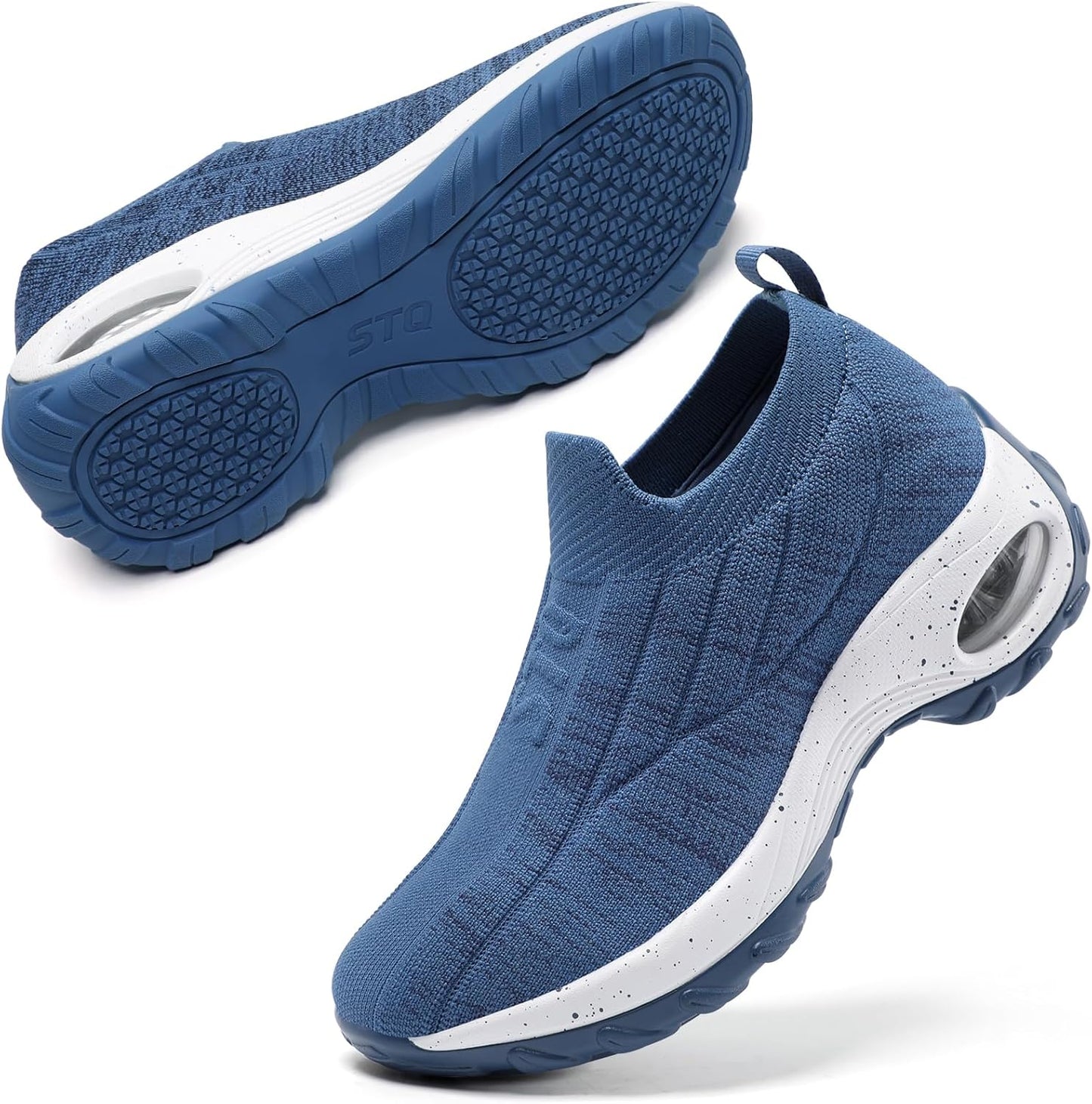 STQ Walking Shoes for Women: Comfortable Slip-On Sneakers
