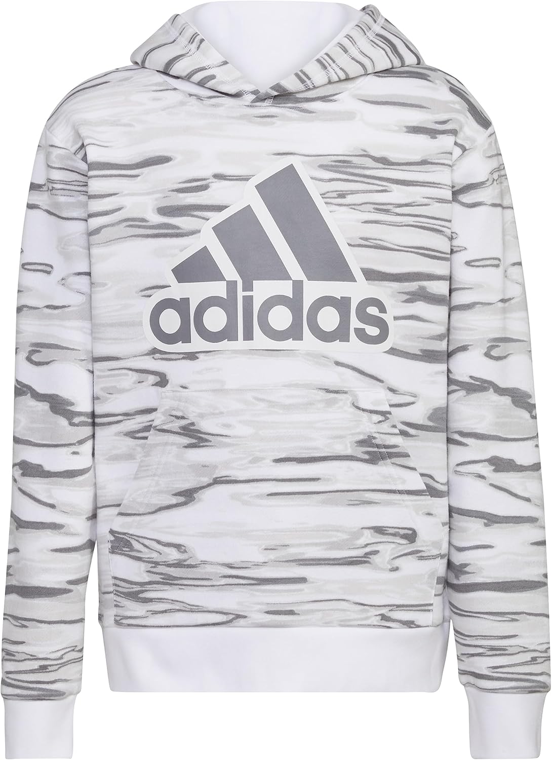 adidas Boys' Camo Print Hoodie - Stylish Comfort!