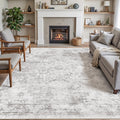 DEXI Area Rug 5x8 Washable Low Pile Vintage Traditional Rug - Soft