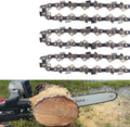 24 Inch Chainsaw Chain 3 Pack 3/8ft Pitch 050ft Gauge - Durable