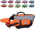 Front Float Dog Life Vest - Enhanced Neck Support & High Visibility