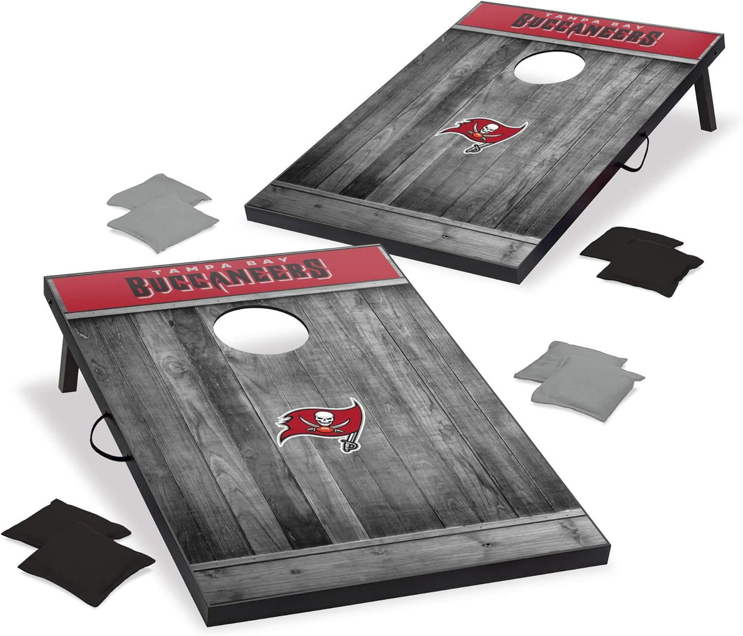 NFL Cornhole Set for Backyard Fun - Wild Sports 2ftx3ft MDF