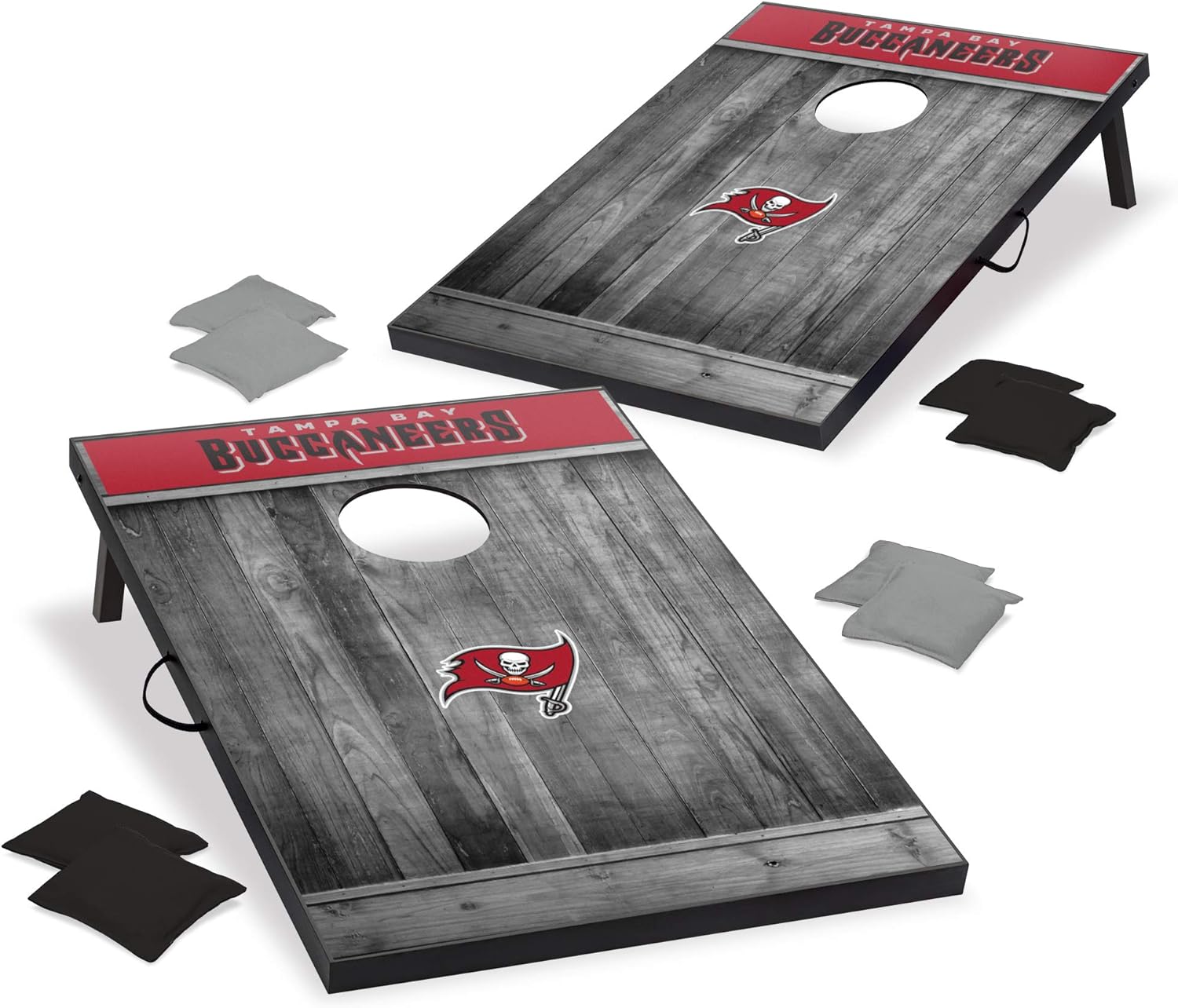 NFL Cornhole Set for Backyard Fun - Wild Sports 2ftx3ft MDF