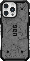 Grey Topography iPhone 16 Pro Case Compatible with MagSafe - Limited