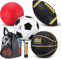 Deekin 4 Pcs Sport Balls Set for Kids Teens - Complete Training Pack