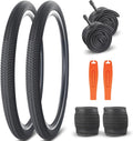 26 x 2.125 Bike Tire 2-Pack with Tubes - Durable Foldable Replacement