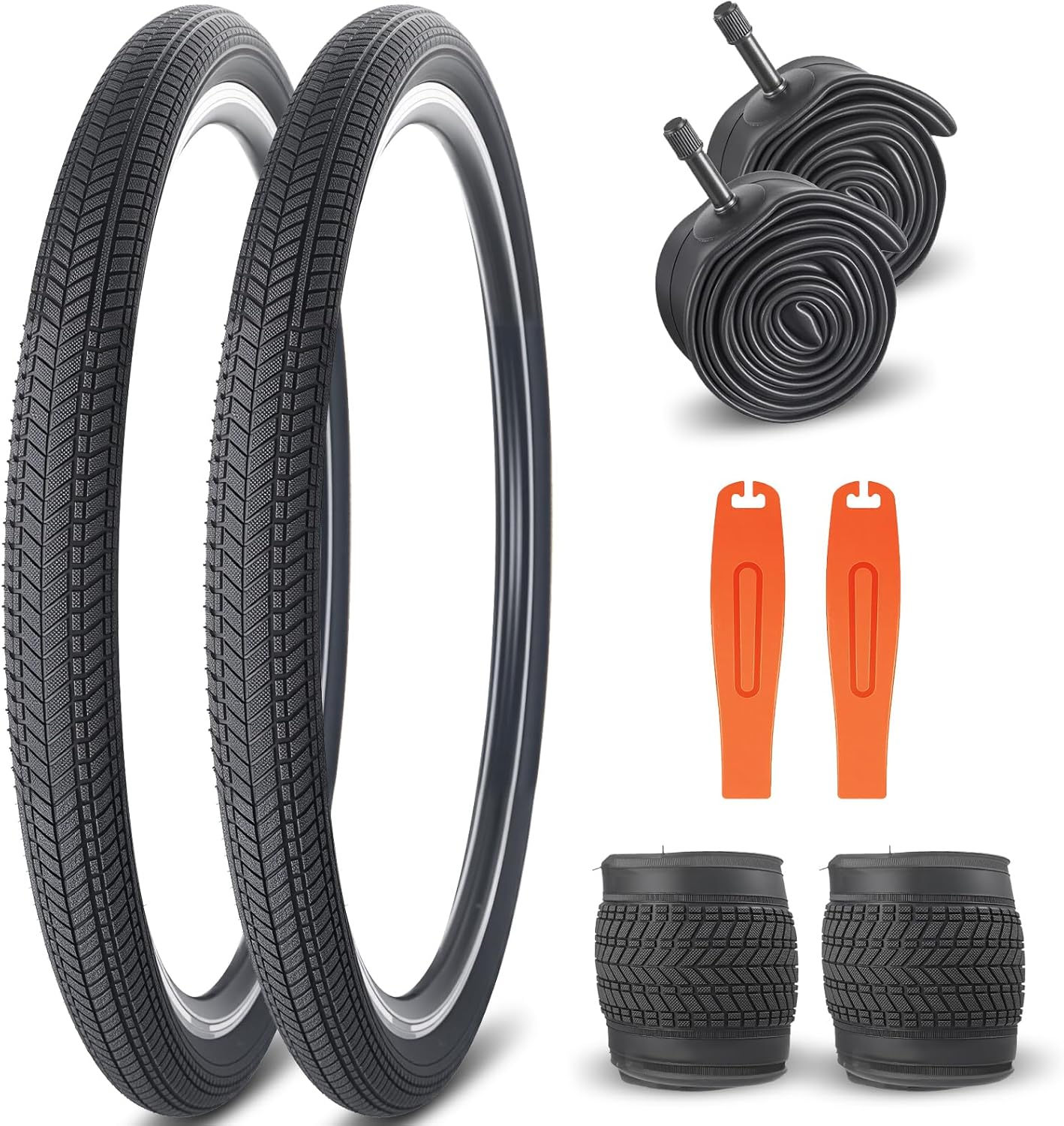 26 x 2.125 Bike Tires with Tubes for Kids Bikes and BMX