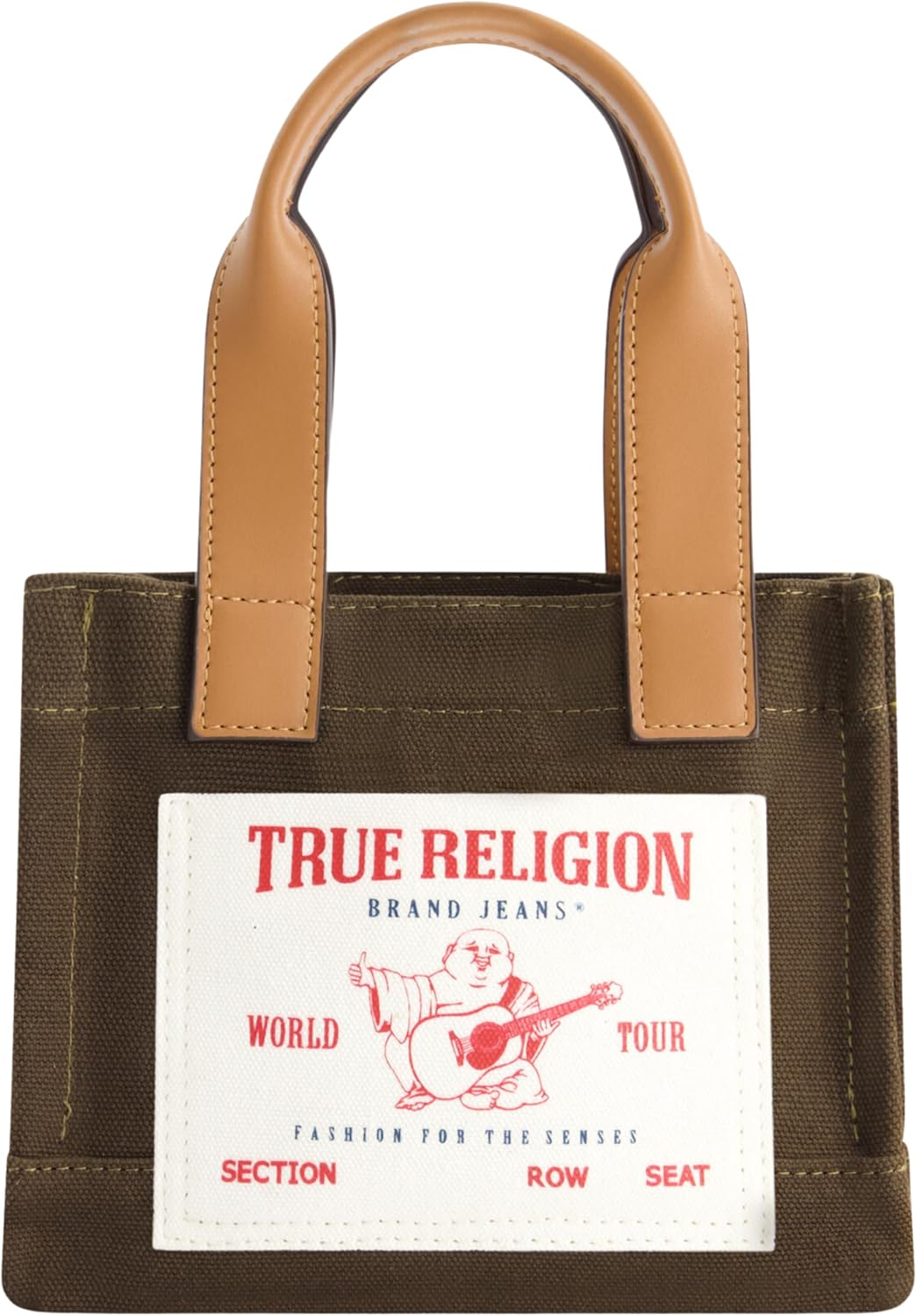 True Religion Mini Travel Shoulder Tote Bag for Women