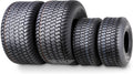 WANDA 4 Pack 15x6-6 & 20x10-8 Ride Lawn Mower Turf Tires