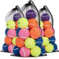 Egles Tennis Balls 12/20/60 Pack - Durable High Bounce Practice Balls
