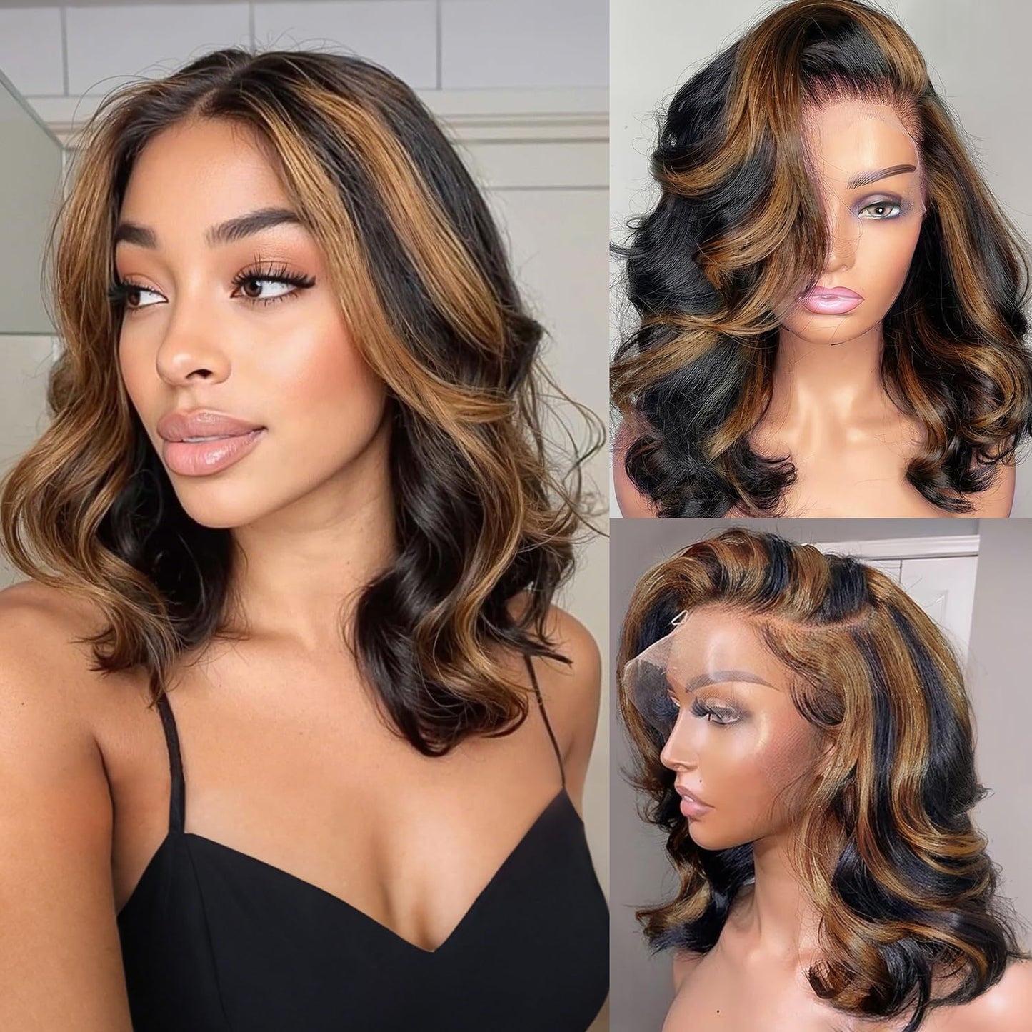 13x6 Highlight Body Wave Lace Front Wigs for Stunning Styles