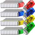 Hand Crank Flashlight 48 Pack - Manual LED Squeeze Torch Bundle