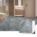 Herringbone Peel and Stick Vinyl Floor Tiles - DIY Waterproof Wood