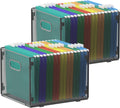 samstar 2 Pack Hanging File Organizer - Collapsible Mesh Letter File