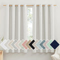 NICETOWN 100% Blackout Linen Curtains for Elegant Home Decor