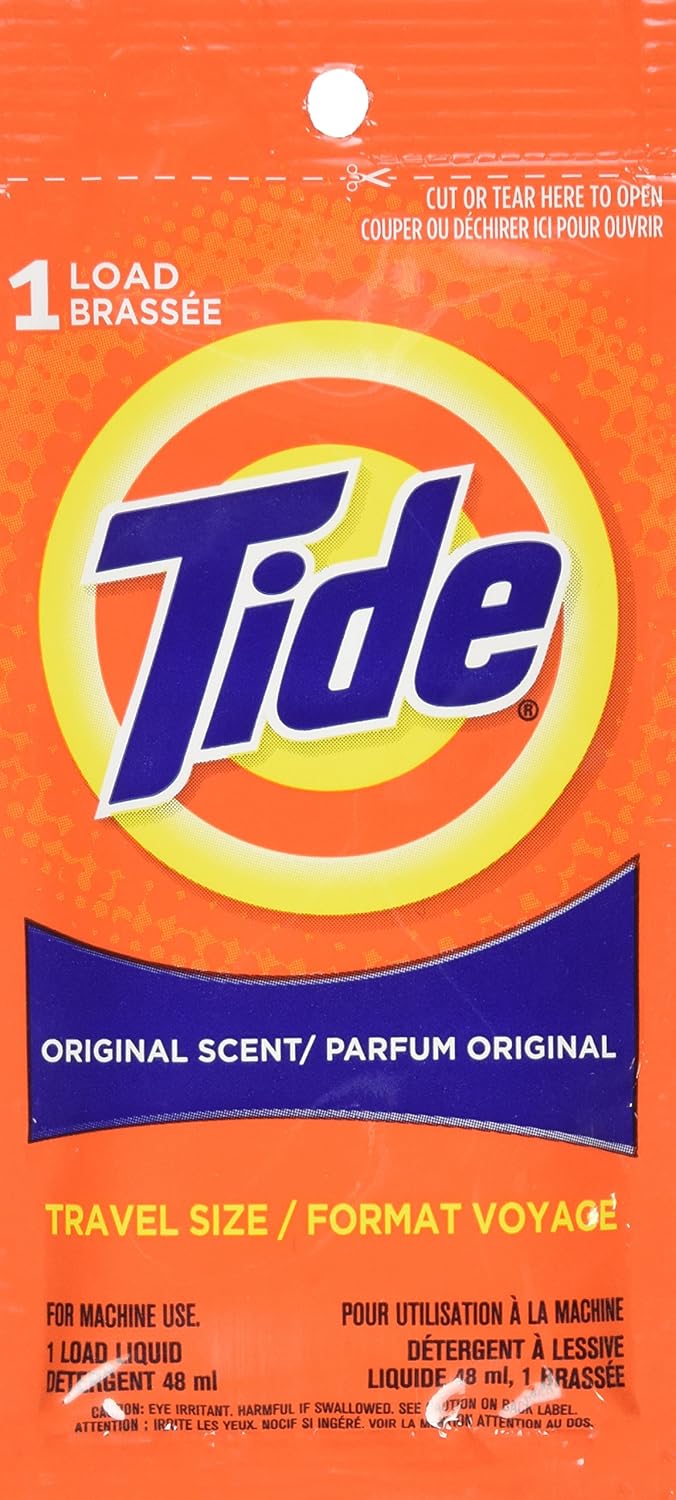 Tide 1-Load Travel Packets, On-the-Go Convenience