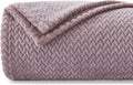 NEWCOSPLAY Soft Light Purple Throw Blanket