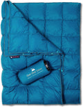 Down Camping Blanket - Puffy Packable Lightweight Warm Quilt