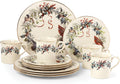 Lenox Winter Greetings 12-Piece Dinnerware Set - Festive Holiday Table