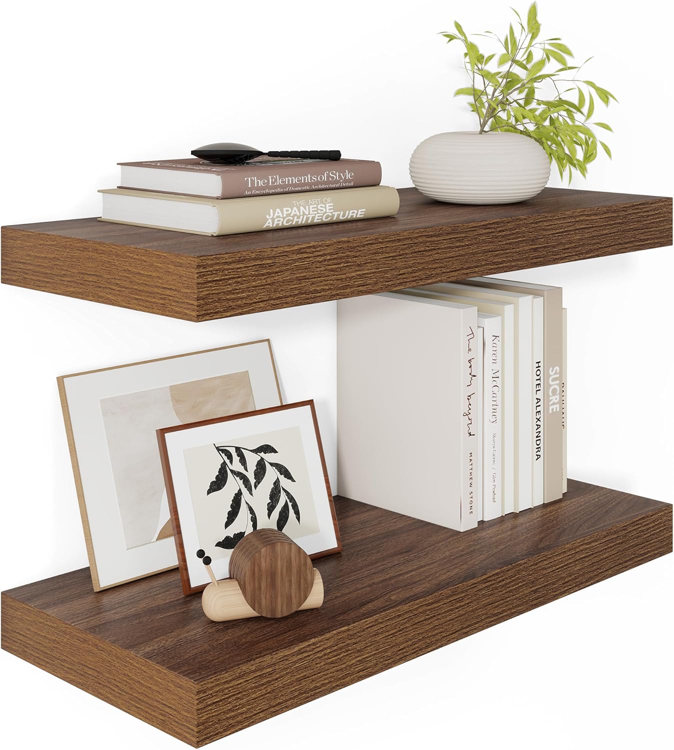 Vivelove 12 Inch Deep Floating Shelves for Stylish Storage