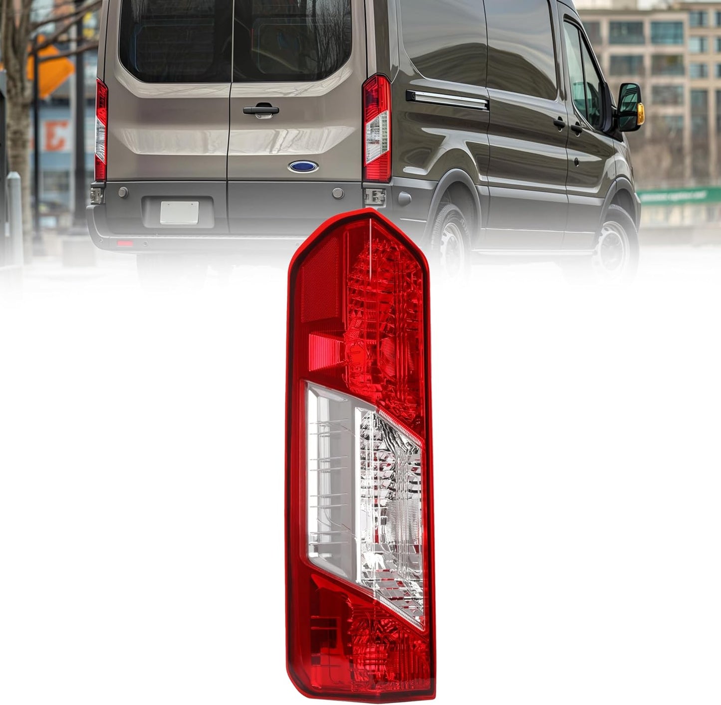 HECASA LH Tail Light Assembly for 2015-2024 Ford Transit
