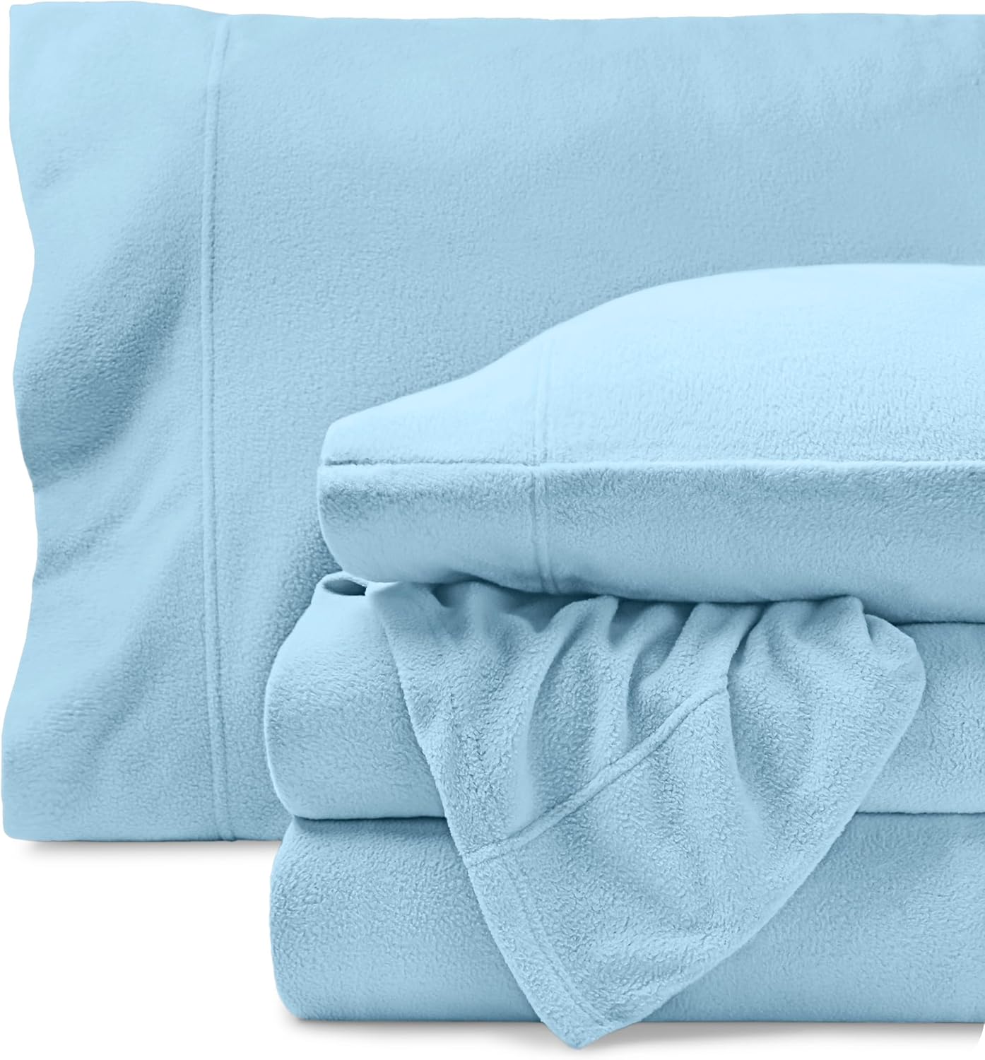 Bare Home Super Soft Fleece Sheet Set for Cozy Comfort