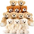 MaoGoLan Bulk Teddy Bear 12-Pack - Soft 13.5ft Party Favors