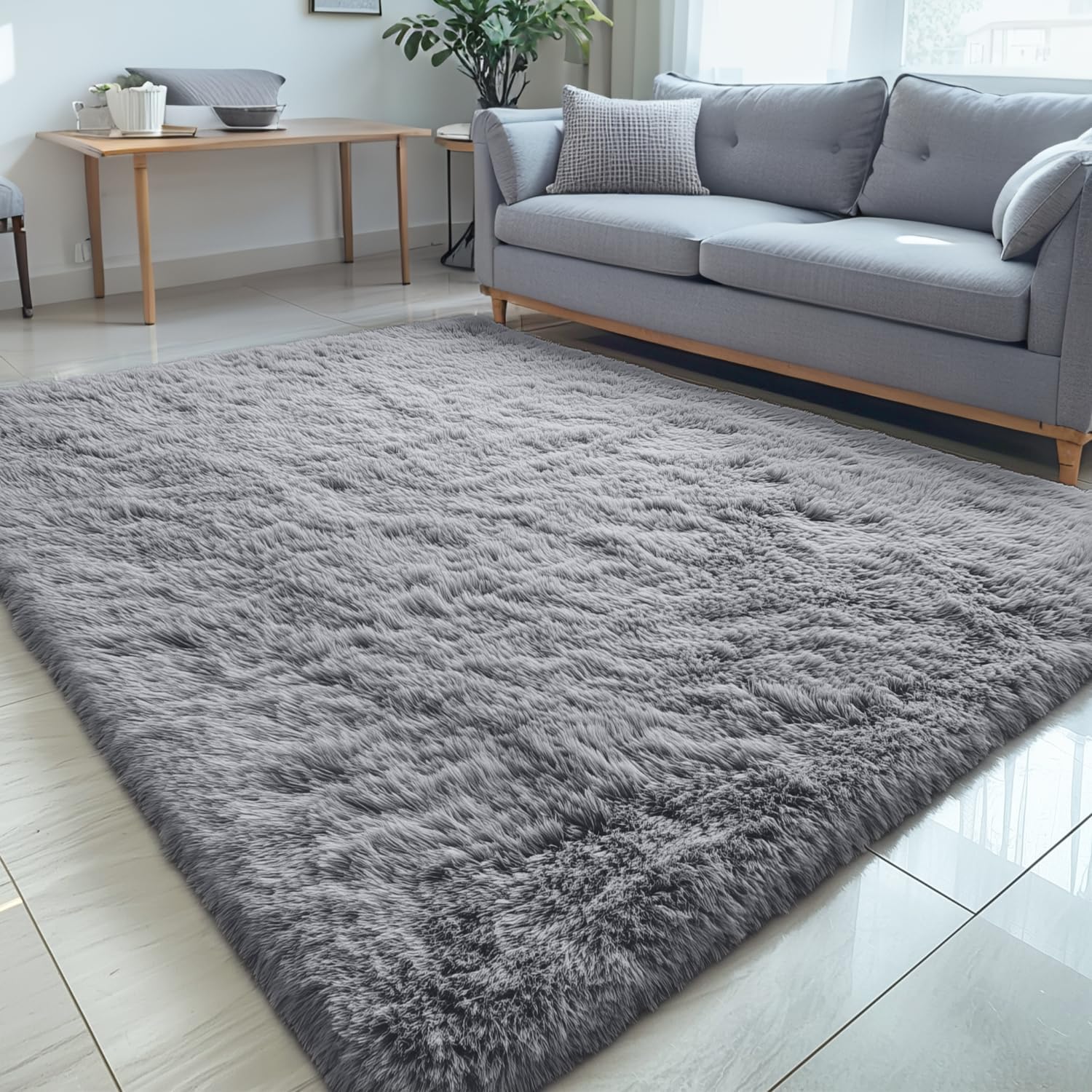 OLANLY 5x7 Machine Washable Area Rug for Living Room Comfort