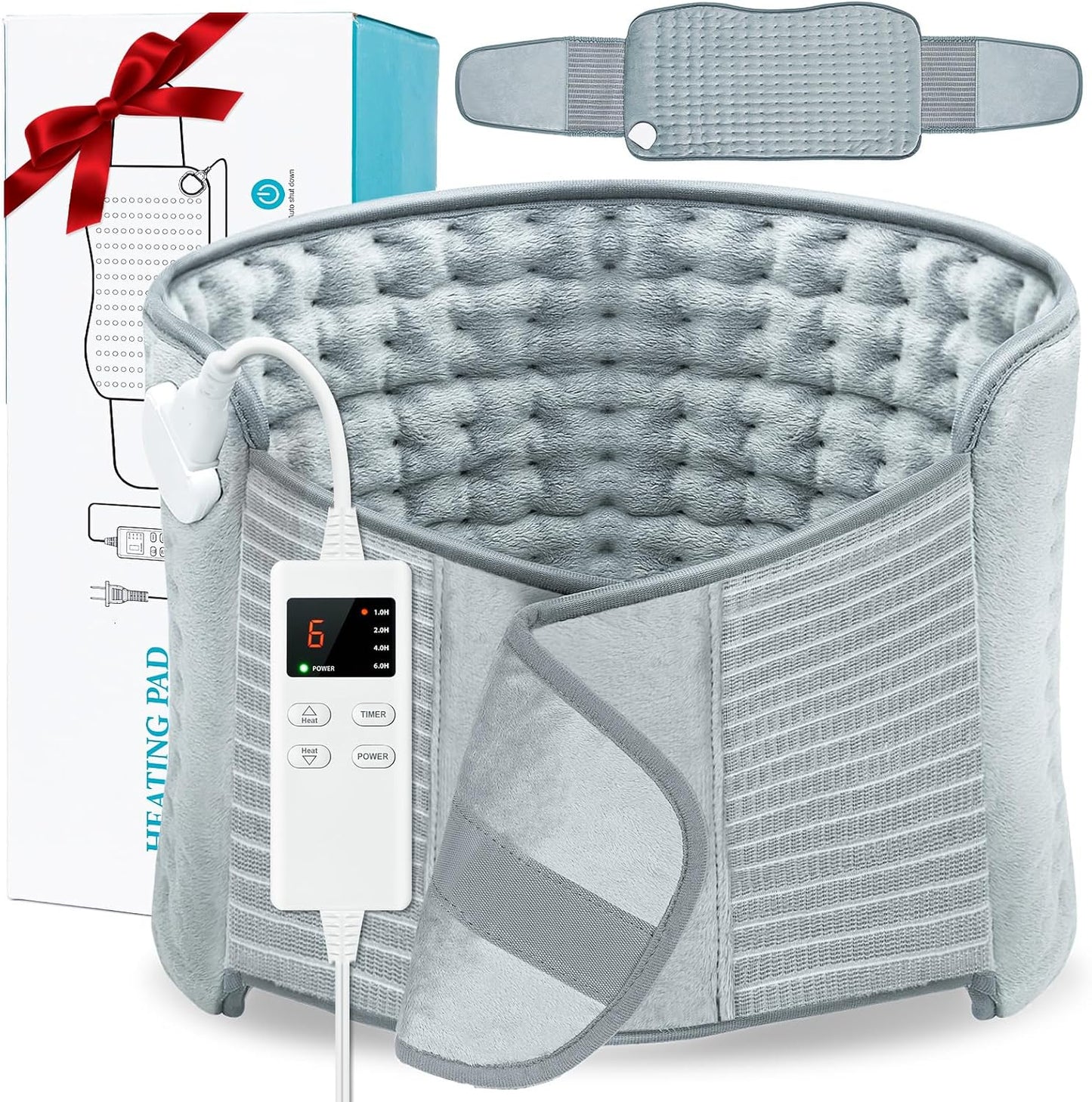 Extra Large Heating Pad for Back Pain Relief and Cramps