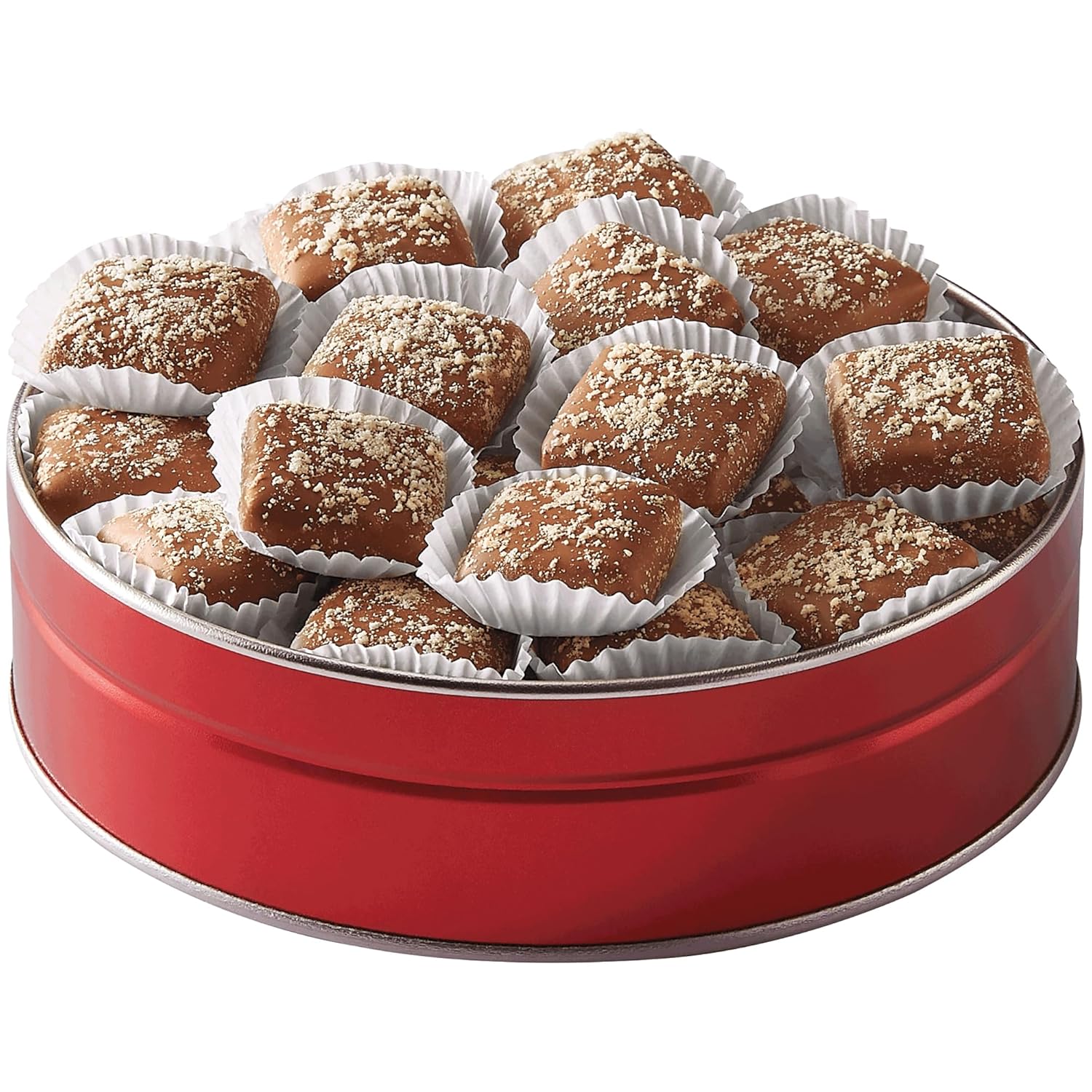 Milk Chocolate-Covered Butter Toffee in Gift Tin - 1 Pound